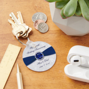 Chaveiro Corrente chave macia de aniversário de casamento