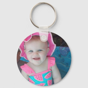 Chaveiro Corrente chave personalizada foto do bebê