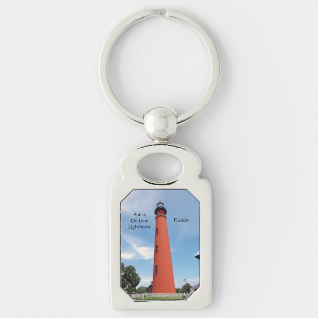 Chaveiro Corrente chave Ponce De Leon Lighthouse (Frente)