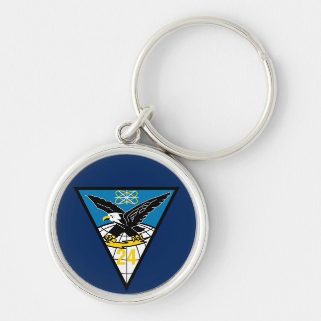 Chaveiro Corrente chave superior do esquadrão 24 de USAFA (Frente)