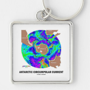 Chaveiro Corrente circumpolar antárctica (mapa atual de