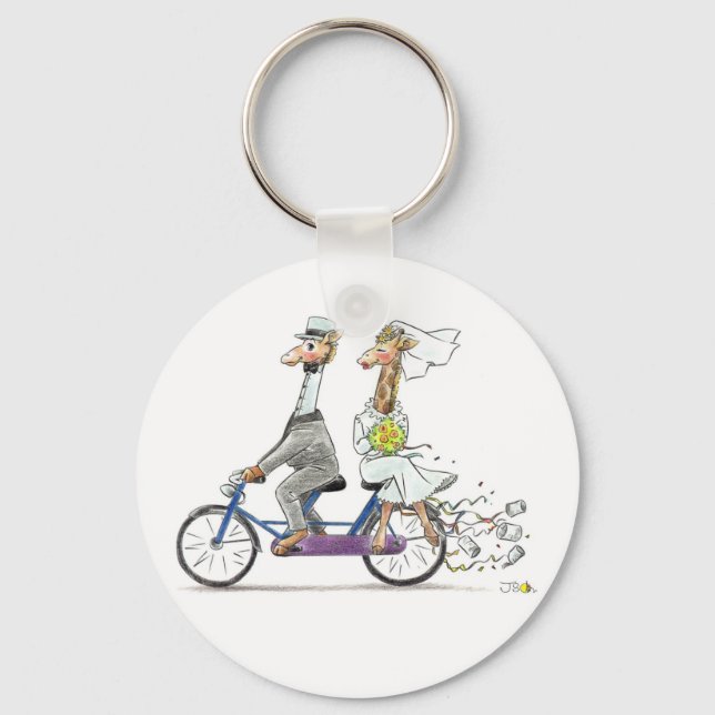 Chaveiro Corrente de chave de casamento (Frente)