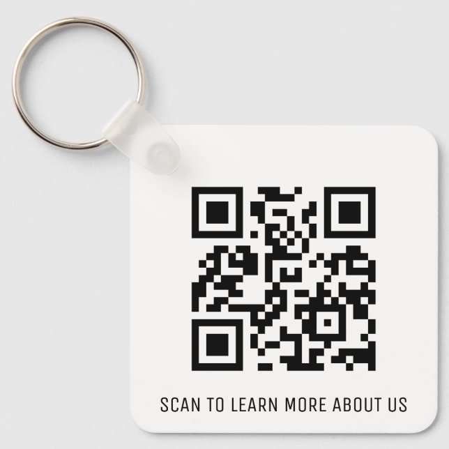 Chaveiro Corrente de chave de código QR de alumínio para lo (Frente)
