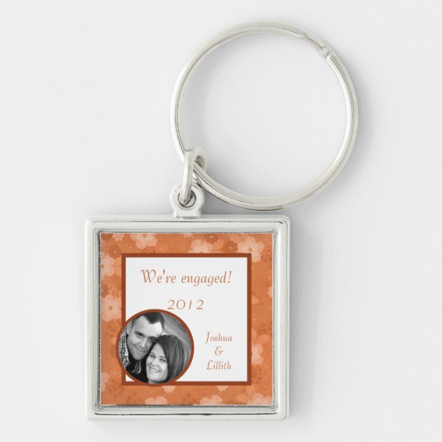 Chaveiro Corrente de Chave de Flores de Queda (Frente)