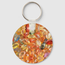 Chaveiro Corrente de Chave de Joias Laranja