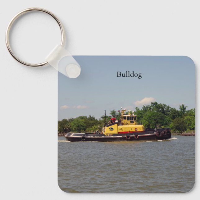 Chaveiro Corrente de chave de metal Buldogue (Frente)