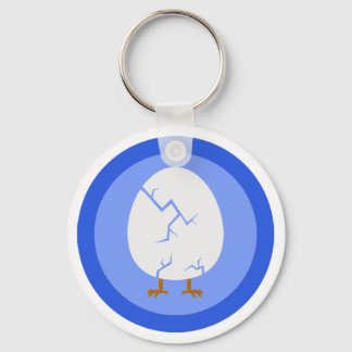 Chaveiro Corrente de chave de ovo rachada