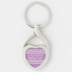Chaveiro Corrente de chave do monograma personalizado de di