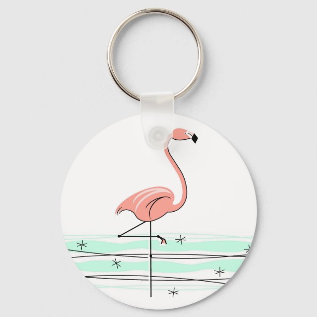 Chaveiro Corrente de chave Flamingo Ocean (Frente)