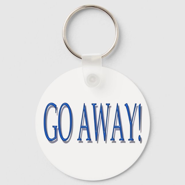 Chaveiro Corrente de chave GO AWAY (Frente)
