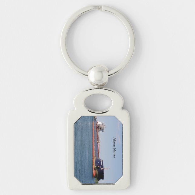 Chaveiro Corrente de chave metálica Algoma Mariner (Frente)