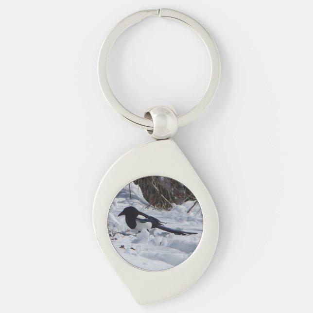 Chaveiro Corrente de chave metálica Black Billed Mountain M (Frente)