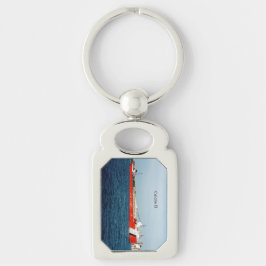 Chaveiro Corrente de chave metálica Calcite II