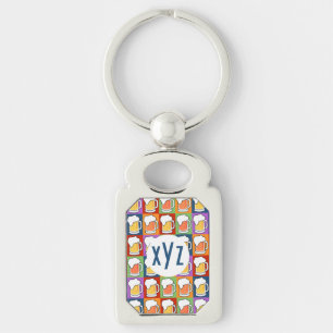 Chaveiro Corrente de chave MONOGRAM PERSONALIZADA de Pop de