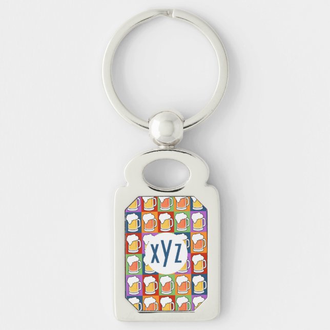 Chaveiro Corrente de chave MONOGRAM PERSONALIZADA de Pop de (Frente)