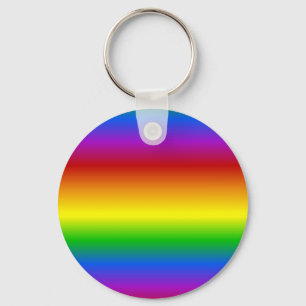 Chaveiro Corrente de chave personalizada das cores do arco-