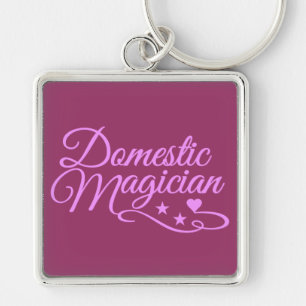 Chaveiro Corrente de chave personalizada do mágico doméstic