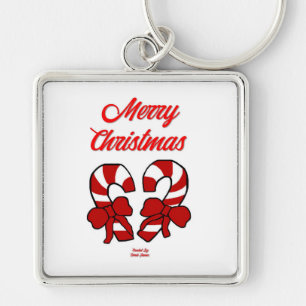 Chaveiro Corrente de Chave Quadrada de Canais de Natal Prem
