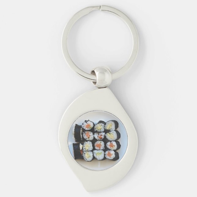 Chaveiro Corrente de chave Sushi (Frente)