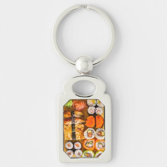 Chaveiro Corrente de chave Sushi (Frente)