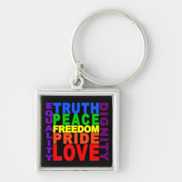 Chaveiro Corrente de chaves Rainbow Values