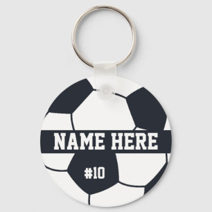 Chaveiro Corrente de Futebol Personalizada com Nome da Equi