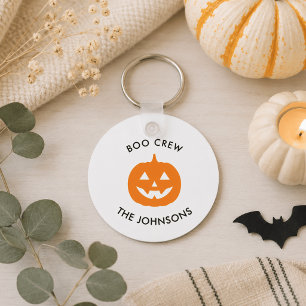 Chaveiro Corrente de Halloween Minimalista Personalizada Bo