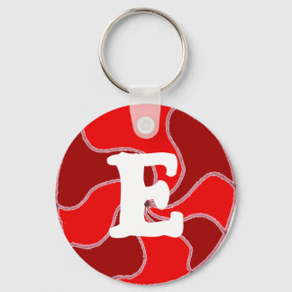 Chaveiro Corrente preta de espiral e de espiral de morango