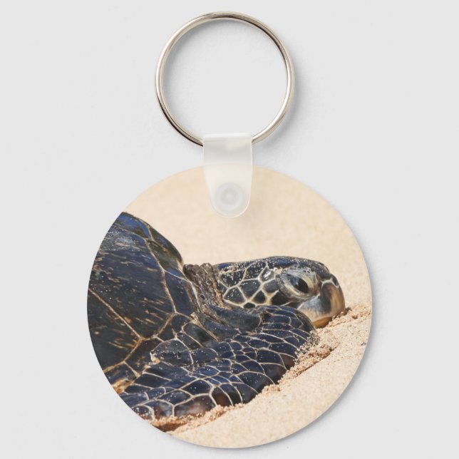 Chaveiro Corrente Turtle Key de Maui (Frente)