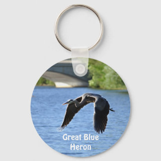 Chaveiro Correntes-chave de Heron Azul Excelente Voador