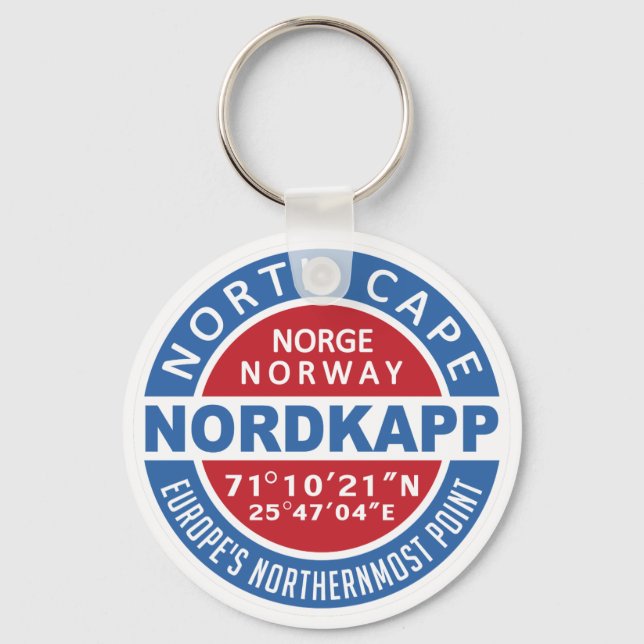 Chaveiro Correntes-chave NORDKAPP Noruega (Frente)