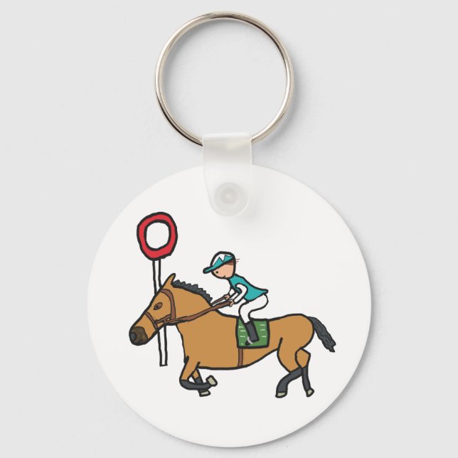 Chaveiro Corrida de Cavalo (Frente)