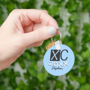 Chaveiro Corrida de Cross Country Personalizada Pingente