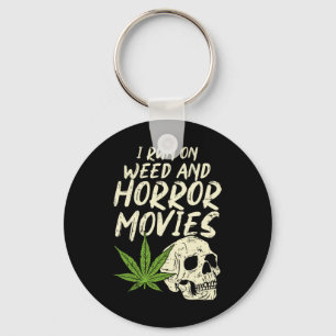 Chaveiro Corro Filmes De Horror De Erva, Pedra De Halloween