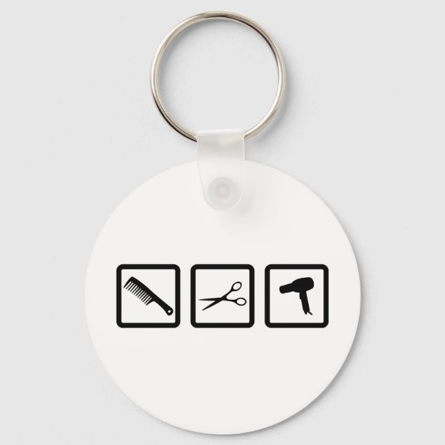 Chaveiro cortador de cabelos (Frente)