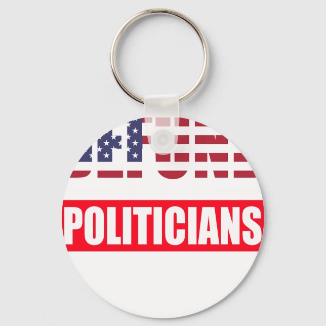 Chaveiro Cortar Fundos de Políticos (Frente)