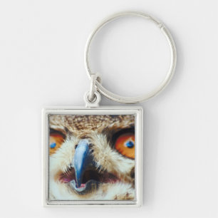 Chaveiro Coruja Eyed laranja