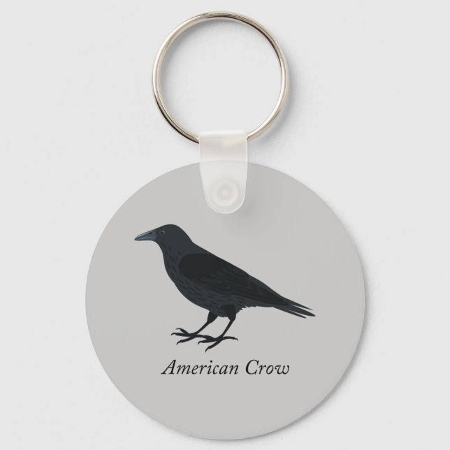 Chaveiro Corvo Americano (Frente)