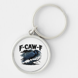 Chaveiro Corvo F-Caw-F Essencial Clássico Retro