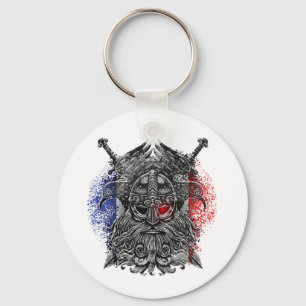 Chaveiro corvos de Odin espadas Mitologia Viking França ban