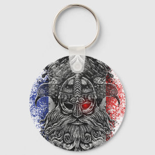 Chaveiro corvos de Odin espadas Mitologia Viking França ban