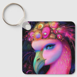 Chaveiro Cosmic Flamingo Queen