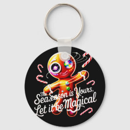 Chaveiro Cosmic Gingerbread Pin Buttons Set Magical Holiday