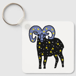 Chaveiro Cosmic Ram Keychain | Minimal Silhouette