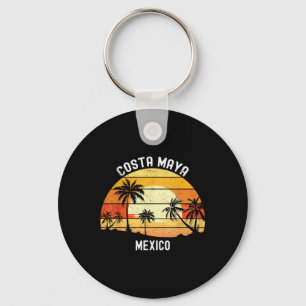 Chaveiro Costa Maya México Vacinação Souvenir Sunset Beach