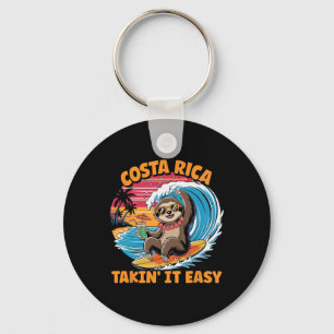 Chaveiro Costa Rican Vida Surfer Take It Easy Costa Rica Pr