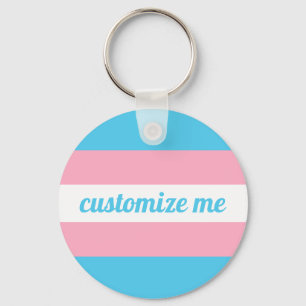 Chaveiro Costume da bandeira do arco-íris do Transgender