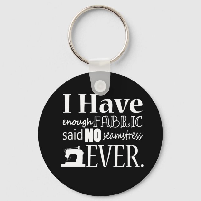 Chaveiro costura ・ Tecido insuficiente {Dark} (Frente)