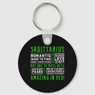 Chaveiro Cota de Personalidade de Sagitário Astrologia Engr