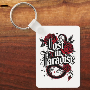 Chaveiro Cota Estilo de Tatuagem Romance Escuro